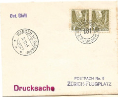 409 - 29 - Petite Lettre Avec Timbres Suisses Et Cachet Feldpost 161 - 1940 - Dokumente
