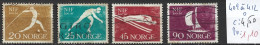 NORVEGE 409 à 412 Oblitérés Côte 4.50 € - Used Stamps