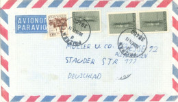 YUGOSLAVIA  - 1974, STAMPS COVER TO GERMANY. - Cartas & Documentos