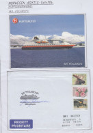 Norway Hurtigruten MS Polarlys Cover + Postcard (HI194) - Navires & Brise-glace