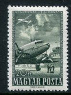 HUNGARY 1957 Airmail Definitive 20 Ft.  MNH / **.  Michel 1496 - Neufs