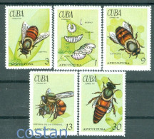 1971 Apiculture,Honey Bees,Queen Bee,worker Bee,larvae,drone,cuba,1702,MNH - Honeybees
