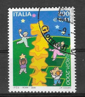 Italien / Italia  2000  Mi.Nr. 2702 , EUROPA CEPT Kinder Bauen Sternenturm - Gestempelt / Fine Used / (o) - 2000