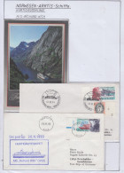 Norway Hurtigruten MS Richard With  2 Covers  + Postcard (HI196) - Polar Ships & Icebreakers