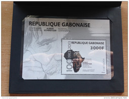 Gabon Gabun 2013 Bloc Block Mi. 133 Souvenir Sheet 1913 Centenaire Hopitel Albert Schweitzer 3000F Argent Silver MNH** - Gabon (1960-...)