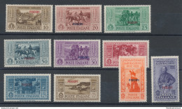 1932 Egeo , Piscopi , Garibaldi , N° 17/26 , 10 Valori , MNH** - Egeo