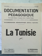 TUNISIE (Documentation Pédagogique) 1951 - Fiches Didactiques