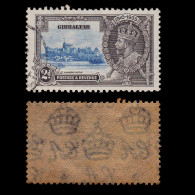 GIBRALTAR STAMP.1935.JUBILEE.2d.SG.114.USED. - Gibraltar