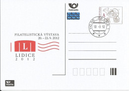 CDV A 191 Lidice Stamp Exhibition 2012 - Cartes Postales