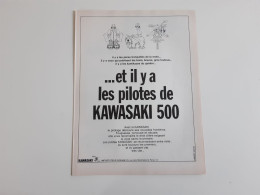 Kawasaki 500 - Publicité De Presse Motos - Motor Bikes