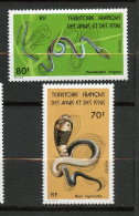 AFARS ET ISSAS 436/437 SERPENT SNAKE   LUXE NEUF SANS CHARNIERE - Unused Stamps