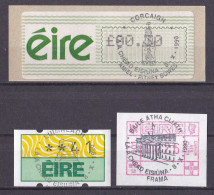 Irland Konvolut  Von 1990 O/used (A4-23) - Affrancature Meccaniche/Frama