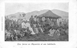 Afrique - Ethiopie - Une Ferme En ABYSSINIE Et Ses Habitants - Précurseur - Etiopia