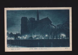CPA - 75 - Paris La Nuit - Notre-Dame - Circulée En 1929 - Paris By Night