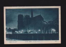 CPA - 75 - Paris La Nuit - Notre-Dame - Circulée En 1929 - París La Noche