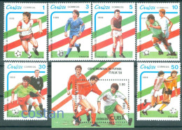 1989 Football/soccer World Championships Italy/ITALIA'90,cuba,3271,114,MNH - 1990 – Italia