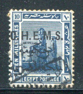 EGYPTE- Service Y&T N°23- Oblitéré - Servizio