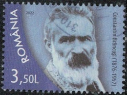 Roumanie 2022 Oblitéré Used Constantin Brancusi Sculpteur Designer Y&T RO 6804 SU - Used Stamps