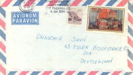 YUGOSLAVIA  - 1974, STAMPS COVER TO GERMANY. - Cartas & Documentos