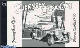 Guernsey 1994 Classic Cars Prestige Booklet, Mint NH, Transport - Stamp Booklets - Automobiles - Non Classificati