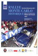 RALLYE MONTE CARLO Historique 2011 Départ Reims Renault 4CV - Rally