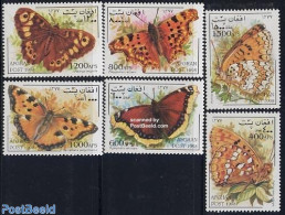 Afghanistan 1998 Butterflies 6v, Mint NH, Nature - Butterflies - Afghanistan