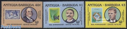Antigua & Barbuda 1985 40 Years UNO 3v, Mint NH, History - Science - Transport - United Nations - Chemistry & Chemists.. - Scheikunde
