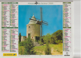 Almanach Du Facteur 2000, Moulin De Provence / Cascade (photo Michaël Busselle), OBERTHUR - Grand Format : 1991-00