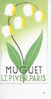 Petite Carte Publicitaire Parfum Muguet L.T. Pivert Paris - Pubblicitari