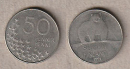 02293) Finnland, 50 Penniä 1991 - Finlande