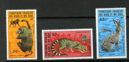 AFARS ET ISSAS POSTE AERIENNE 94/96 ANIMAUX ANIMALS    LUXE NEUF SANS CHARNIERE - Unused Stamps