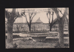 CPA - 89 - Abbaye De Pontigny - La Vasque Dans Le Jardin - Circulée - Pontigny