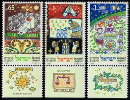 1991	Israel	1198-1200	Festivals		3,50 € - Ongebruikt (met Tabs)