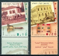 2005	Israel	1816-1817	Educational Institutions In Erez Israel - Unused Stamps (with Tabs)