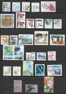 BRESIL LOT DE 30 TIMBRES OBLITERES DIVERS - Collections, Lots & Séries