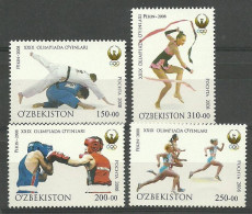 Uzbekistan 2008 Mi 784-787 MNH  (ZS9 UZB784-787) - Judo