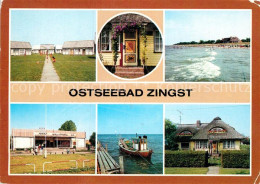 72929253 Zingst Ostseebad Bungalowdorf Kaufhalle Fischerboot Rohrdachhaus  Zings - Zingst