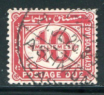 EGYPTE- Taxe Y&T N°25- Oblitéré - 1915-1921 Protectorat Britannique