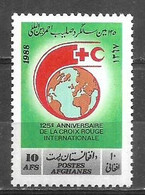 AFGHANISTAN  STAMP 1988 RED CROSS MNH - Afghanistan