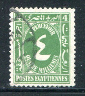 EGYPTE- Taxe Y&T N°31- Oblitéré - Used Stamps