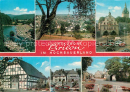 72928594 Brilon Panorama Marktplatz Rathaus Verkehrsamt Derker Tor Brilon - Brilon