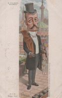 CPA MOLOCH - Caricature Politique - Humour - M. WALDECK-ROUSSEAU - 1905 - Moloch