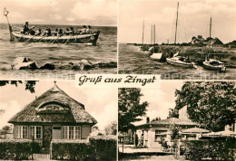 72927571 Zingst Ostseebad Ruderboot Reethaus Hafen Gaststaette Zingst Darss - Zingst