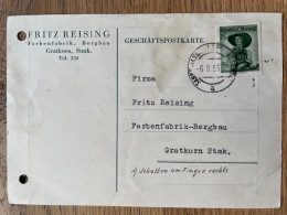 Österreich / Austria 1956, Plattenfehler / Druckzufälligkeit Mi. # 912: Schatten Am Finger Rechts - Errores & Curiosidades
