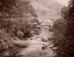 Le Mont Dore - Photo Ancienne Originale - Une Vue , Une Cascade - 7,5x10 Cm - Le Mont Dore