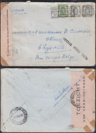 Belgique 1945 - Lettre De Bruxelles Vers Thysville-Bas Congo Belge. Censurée+ Griffe Censure.RARE¡¡ (EB) DC-12467 - Gebruikt