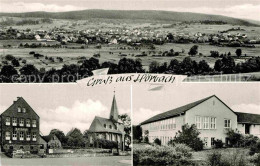 72893165 Hoerbach Dillkreis Panorama Rathaus Kirche  Hoerbach Dillkreis - Herborn