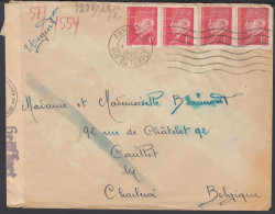 France 1943 - Lettre De Paris à Destination Charleroi-Belgique. Avec Contenu. Censurée.... (EB) DC-12473 - Usados