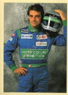 Pilote Formule 1 : Alessandro Nannini - Benetton Formula1 / Ford (Carte Format 15 X 10,5 Cm) (voir Scan Recto/verso) - Grand Prix / F1