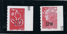N° 842 Et  960 ** Autocollant - Unused Stamps
